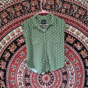 Jachs Girlfriend Women's Lightweight Button Up Blouse